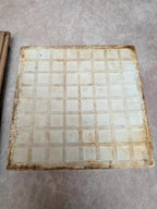Dessous de plat ancien Terre de Fer Creil et Montereau décor oiseaux