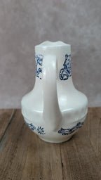 Ancien pot à lait Gien décor bleu