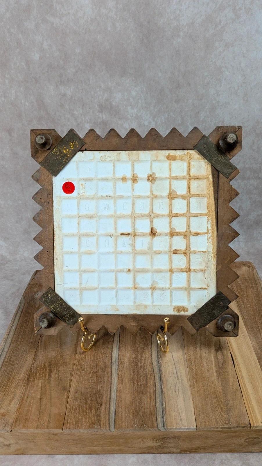 Dessous de plat ancien – carreau Creil & Montereau