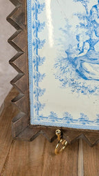 Dessous de plat ancien – carreau Creil & Montereau