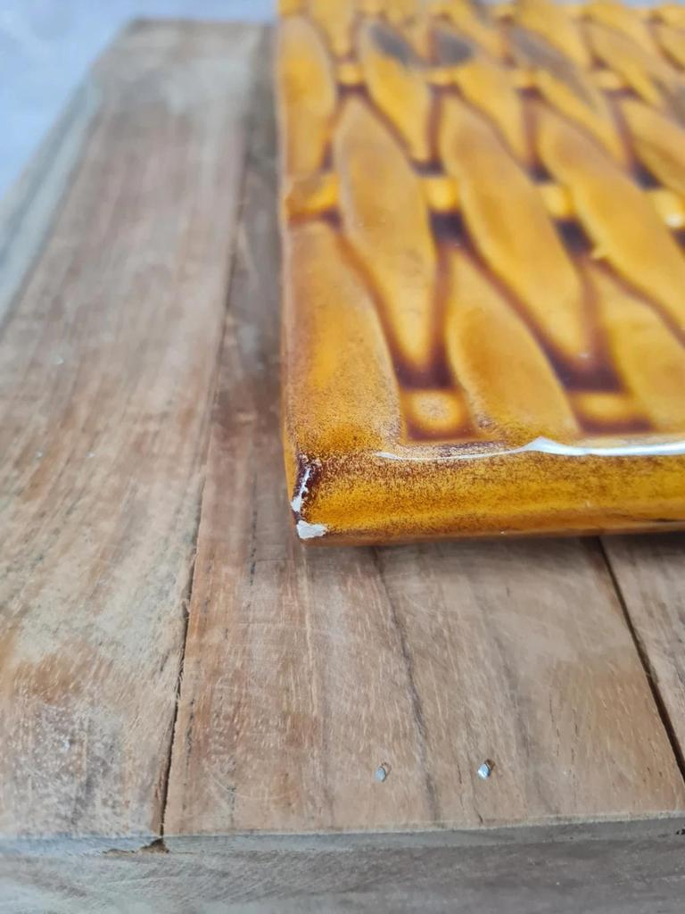 🍯 Dessous de plat ou petit plateau vintage signé Vallauris 🍯