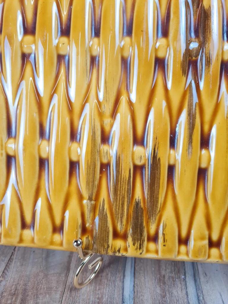 🍯 Dessous de plat ou petit plateau vintage signé Vallauris 🍯