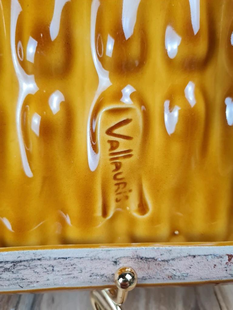 🍯 Dessous de plat ou petit plateau vintage signé Vallauris 🍯