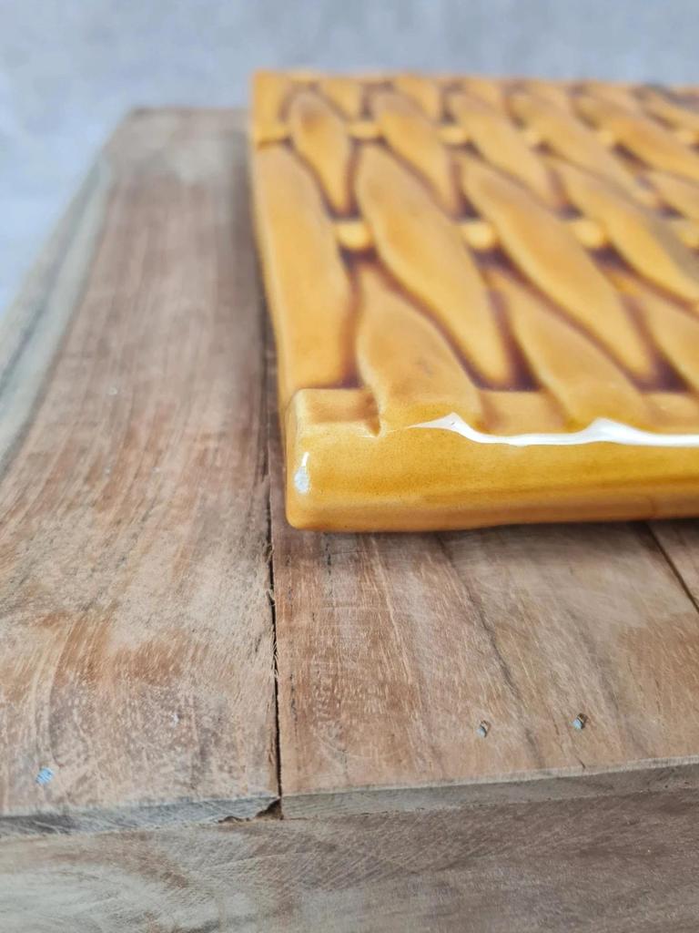 🍯 Dessous de plat ou petit plateau vintage signé Vallauris 🍯