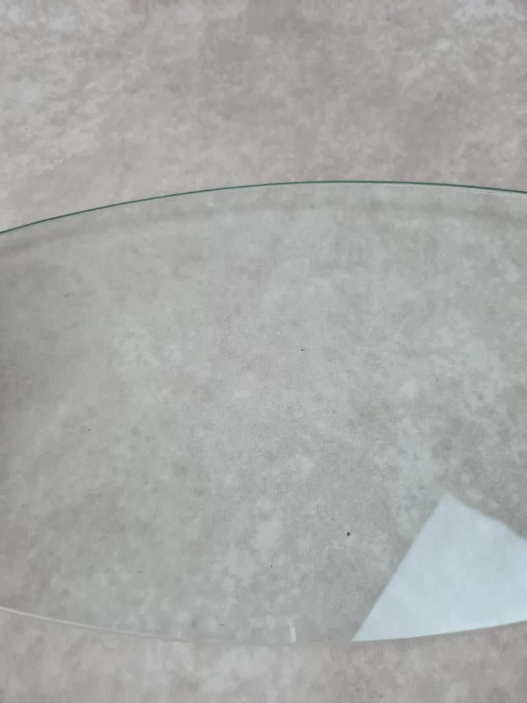 Dessous - de - plat poisson en verre & métal argenté 🐟