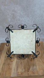 Dessous de plat Villeroy & Boch ancien – décor fleuri pastel