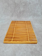 🍂 Dessous de plat vintage en faïence motif paille / osier