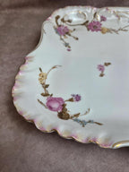 Paire de grands plats Haviland Limoges pour Vermont Marin Paris vers 1890