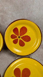 Lot de 8 assiettes plates Saint-clément vintage