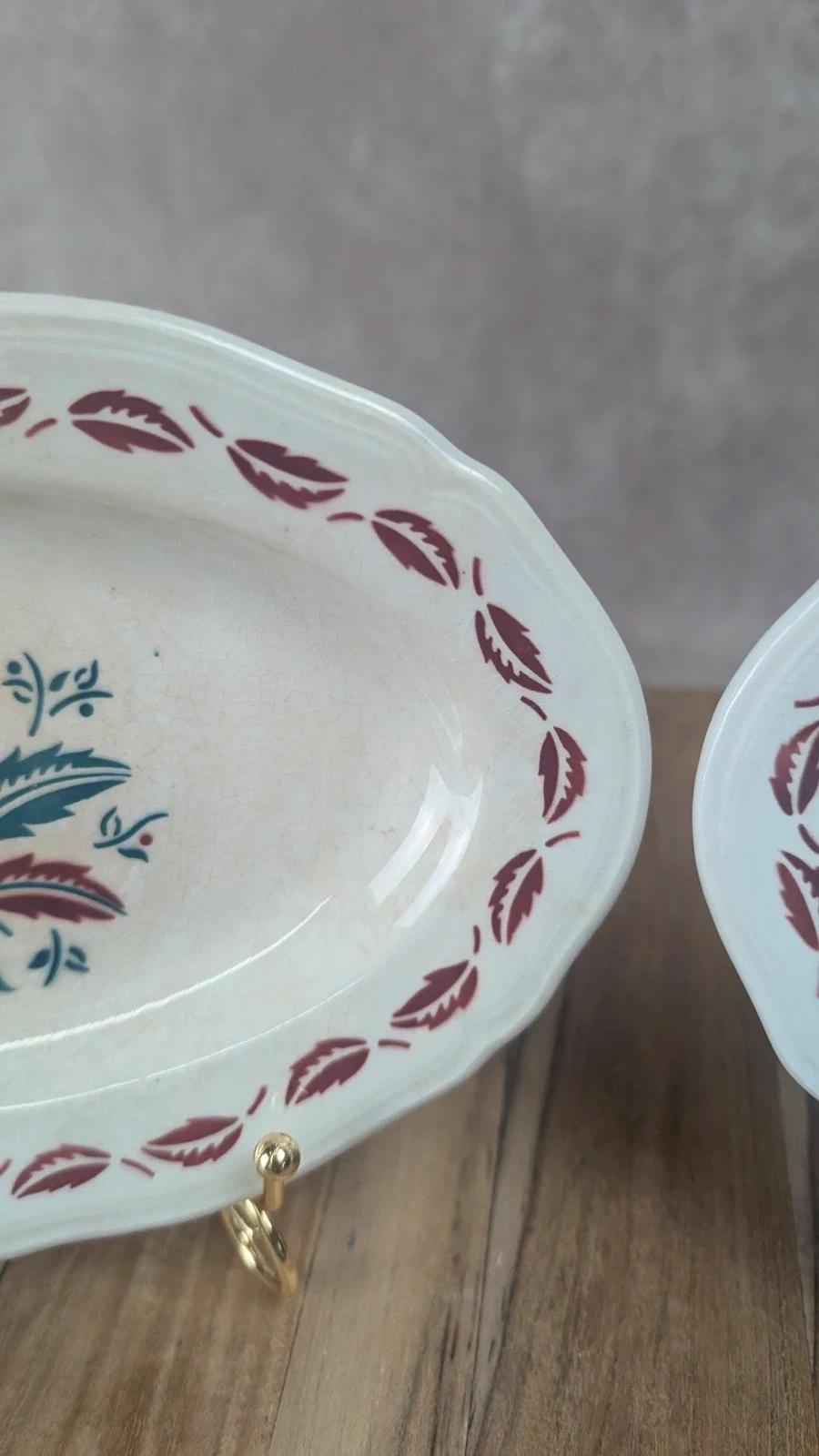 Duo de petits plats anciens L’amandinoise – modèle “auvergne”