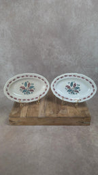 Duo de petits plats anciens L’amandinoise – modèle “auvergne”