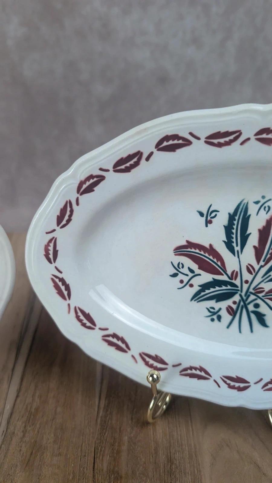 Duo de petits plats anciens L’amandinoise – modèle “auvergne”