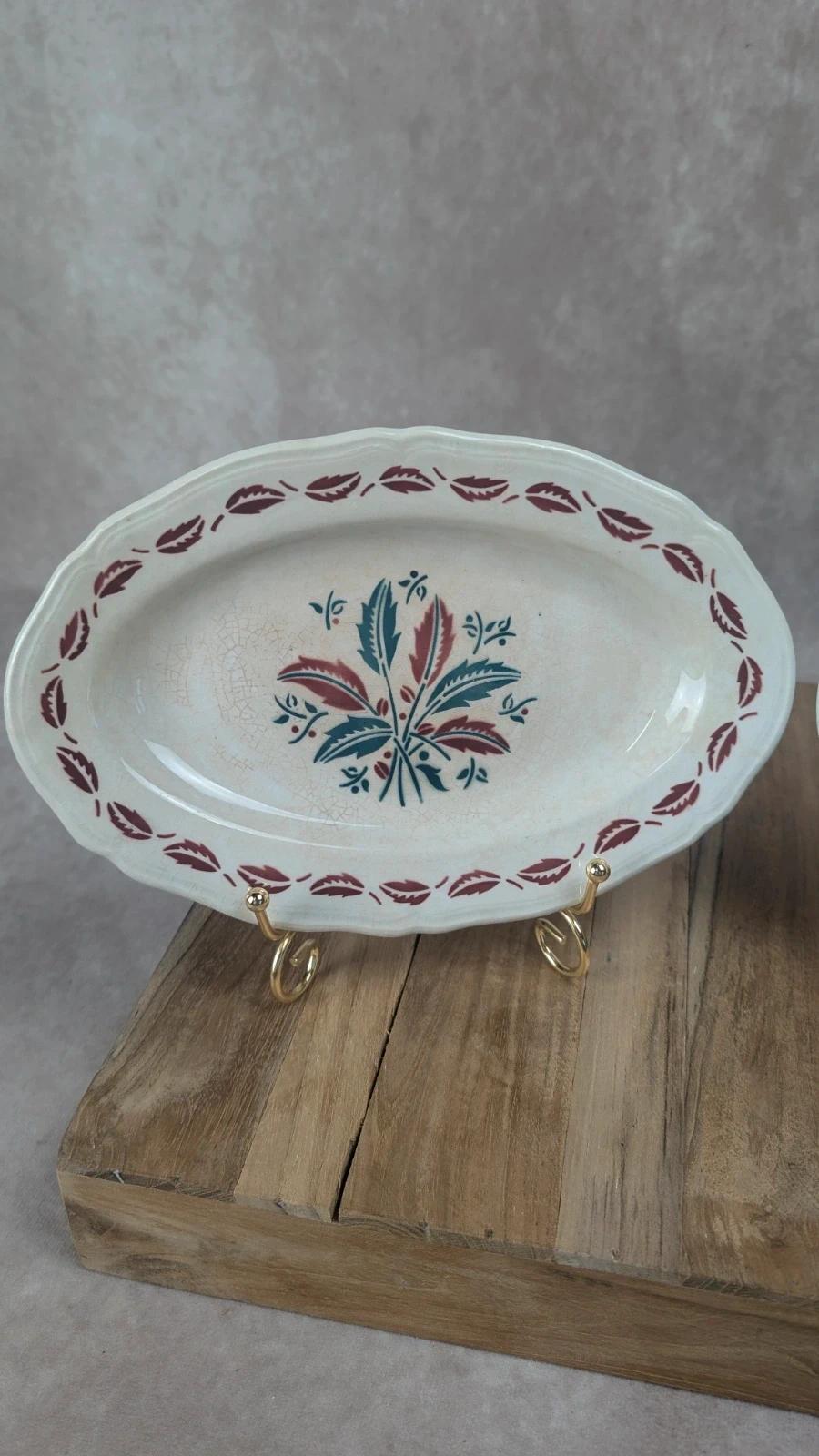 Duo de petits plats anciens L’amandinoise – modèle “auvergne”