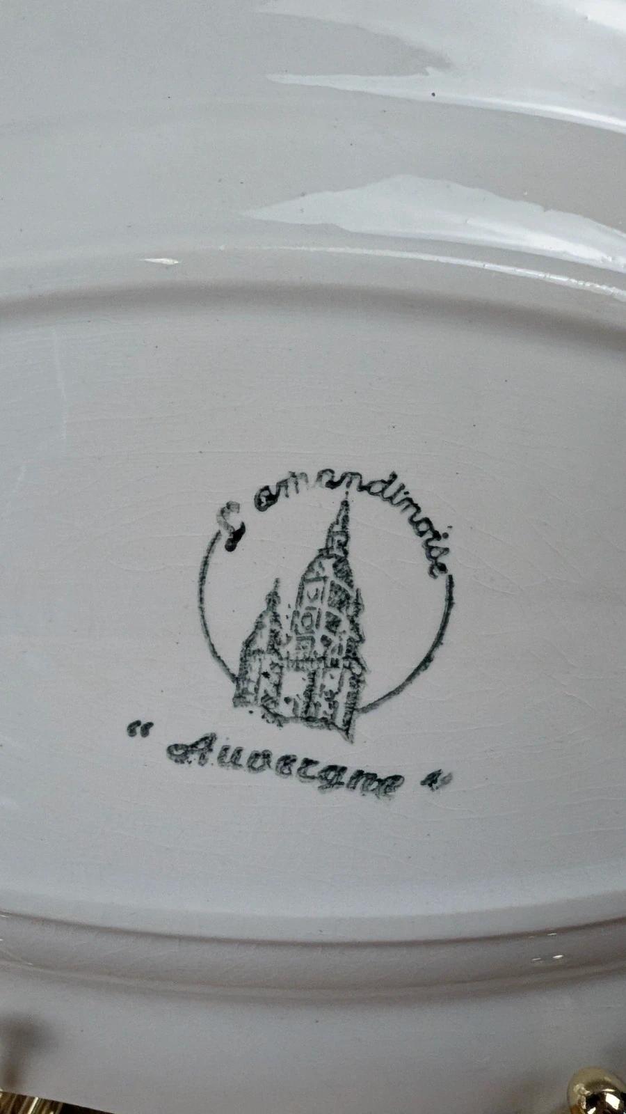 Duo de petits plats anciens L’amandinoise – modèle “auvergne”