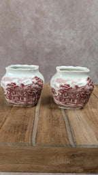 Duo de pots anglais vintage Grindley “english Country Inns”