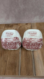 Duo de pots anglais vintage Grindley “english Country Inns”
