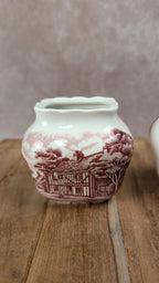 Duo de pots anglais vintage Grindley “english Country Inns”