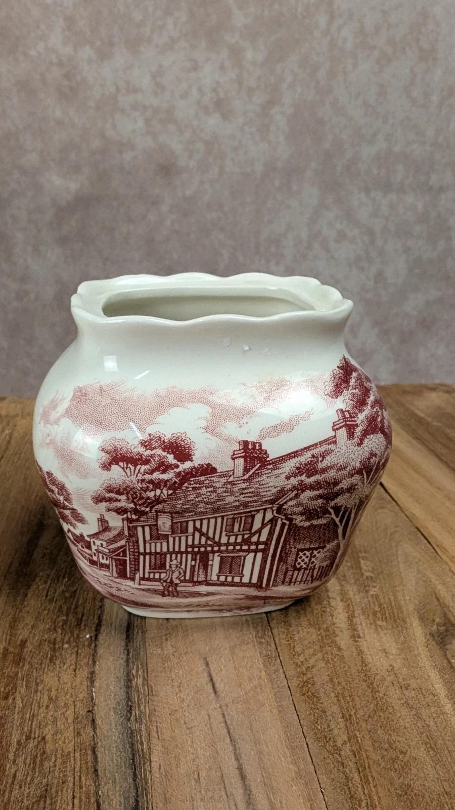 Duo de pots anglais vintage Grindley “english Country Inns”