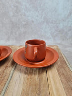 🏺 Duo de tasses japonaises en terre cuite Tokoname 🇯🇵