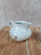 Duo sucrier & pot à lait en porcelaine Tognana 🇮🇹