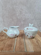 Duo sucrier & pot à lait en porcelaine Tognana 🇮🇹