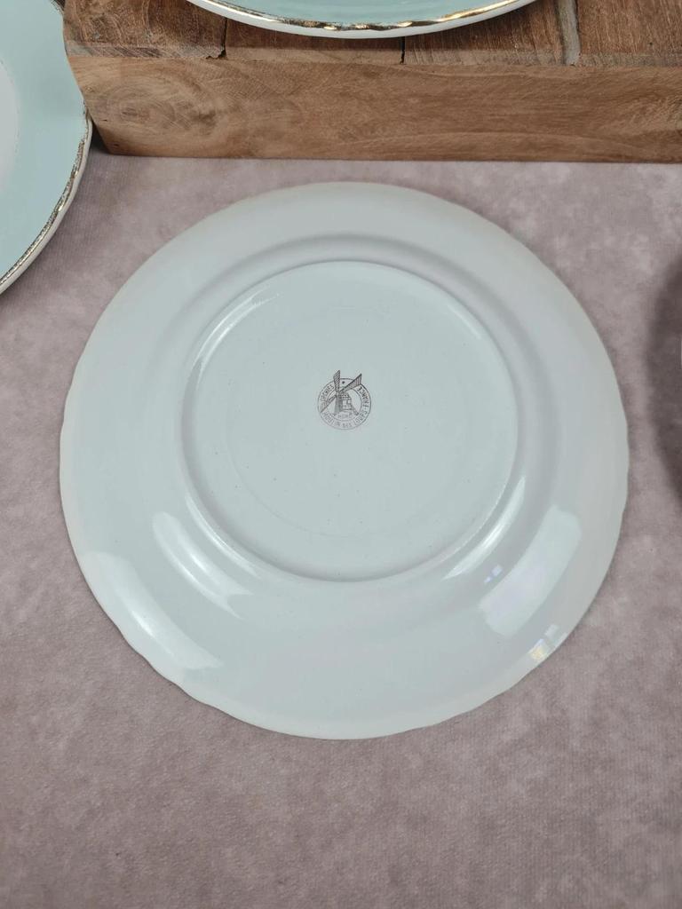 Charmant service à gâteau vintage Moulin des Loups 💐