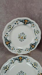 Lot de 6 assiettes plates Longchamp