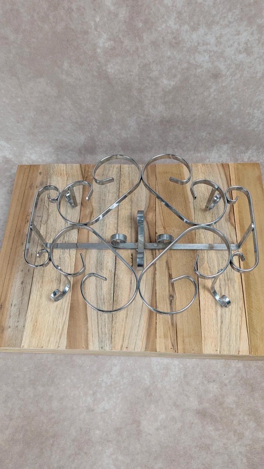 Dessous de plat chauffe-plat vintage en métal