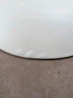 Lot de 6 assiettes plates vintage Niderviller style Capron Vallauris