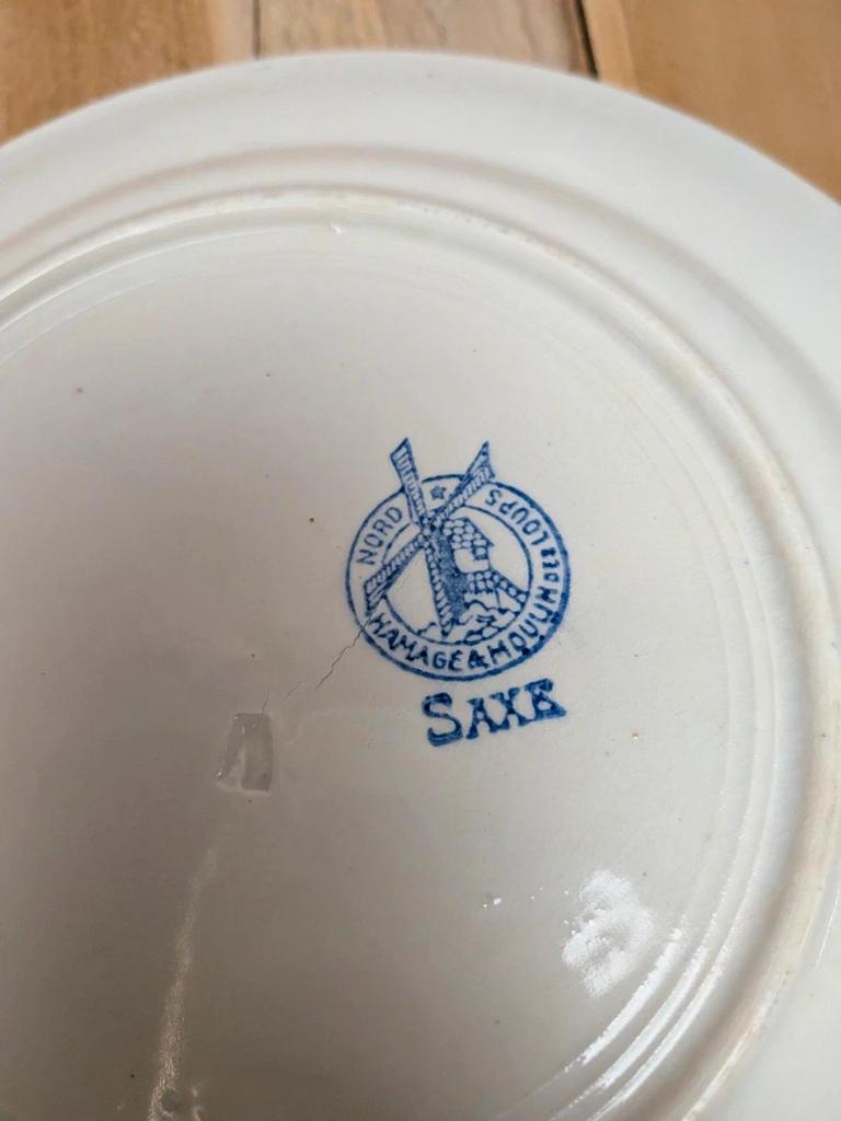 Assiettes Terre de Fer Moulin des Loups – Modèle Saxe