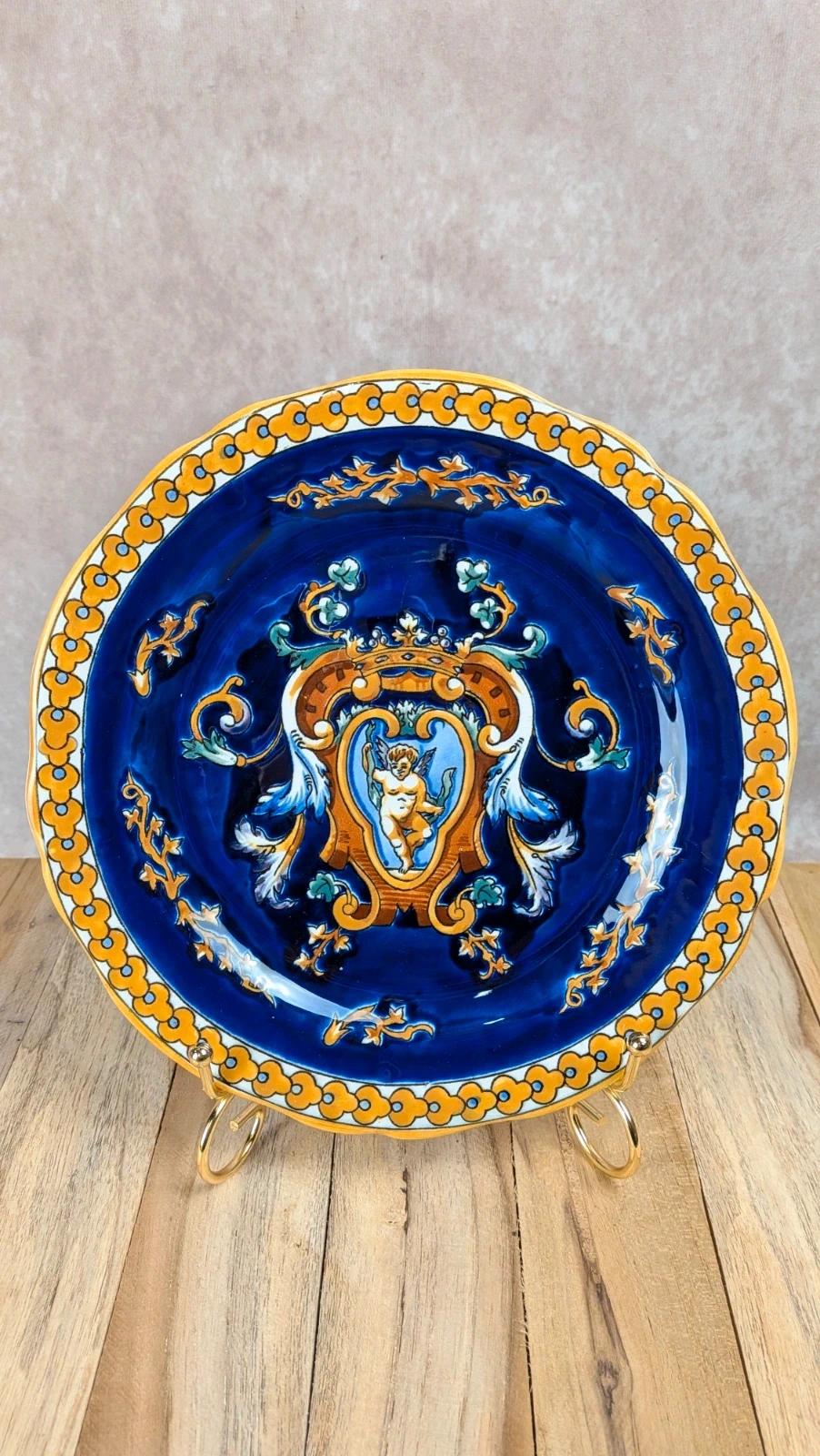 Assiette Gien France modèle Renaissance