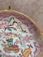 Sous-tasse ancienne Hb English Porcelain – décor floral romantique – porcelaine anglaise