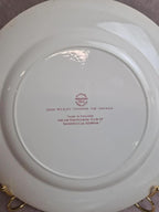 Lot 4 Assiettes Wedgwood Georgia Historical Plates Mulberry Angleterre Vintage