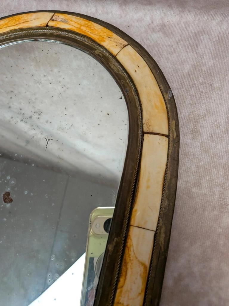 Miroir oriental ancien laiton – forme arche