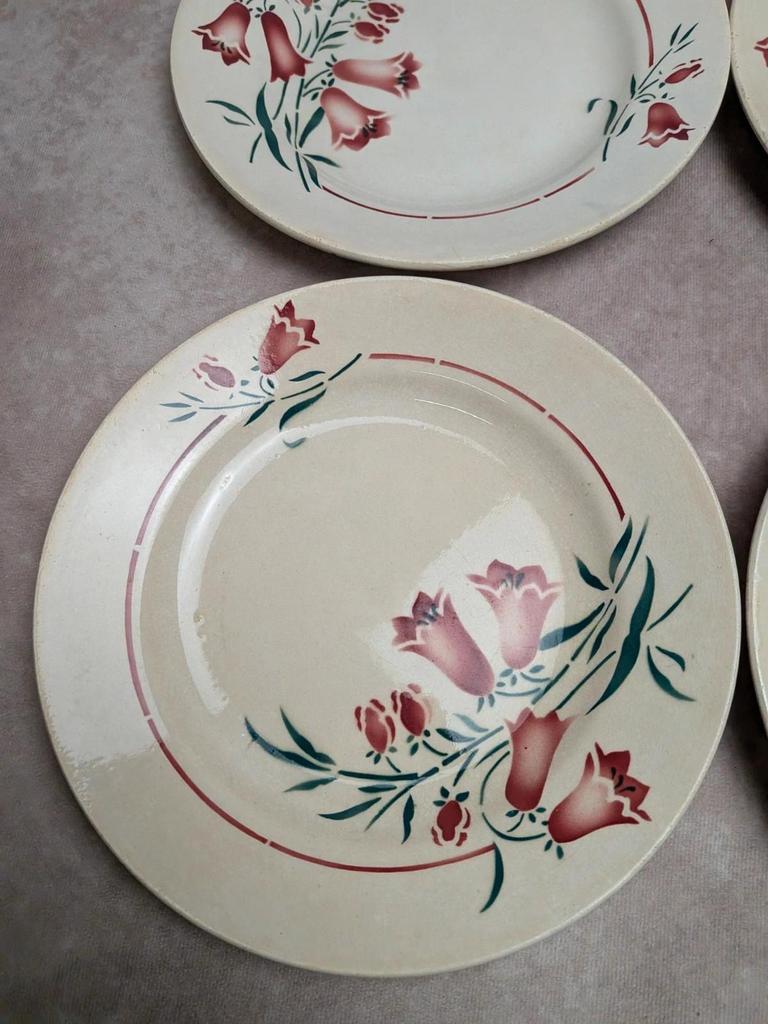 Assiettes plates terre de fer L’amandinoise Peg