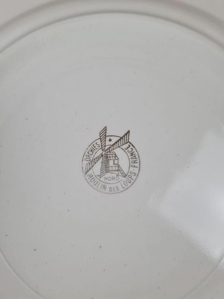 Charmant service à gâteau vintage Moulin des Loups 💐