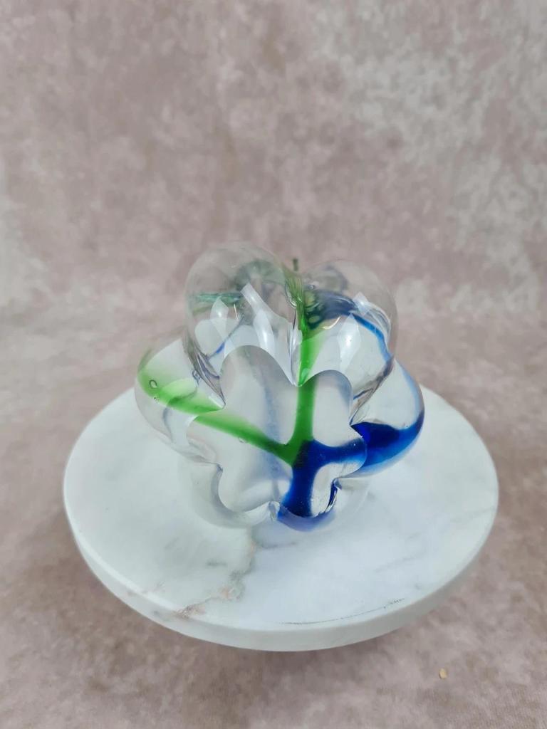 Vase vintage en verre soufflé de Murano 🇮🇹 attribué à Archimede Seguso