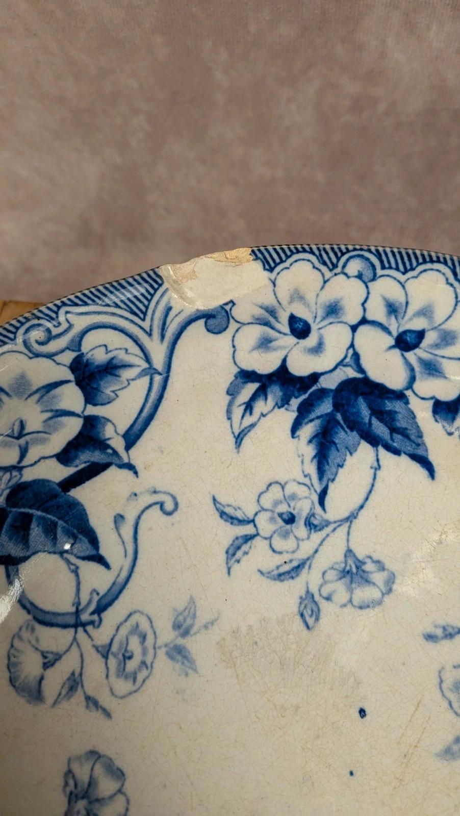 Compotier ancien Creil & Montereau – Modèle Flora –