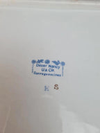Légumière ancienne en bn terre de fer Sarreguemines “nancy” complète – plat + couvercle 💙