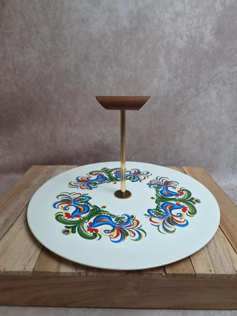 Plateau à fromage Villeroy & Boch Septfontaines – modèle Coq – années 60