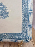 Dessous de plat ancien Creil et Montereau modèle Henry Ii – Terre de fer bleue