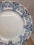 Plat ancien Terre de Fer Kg Lunéville modèle Sarah