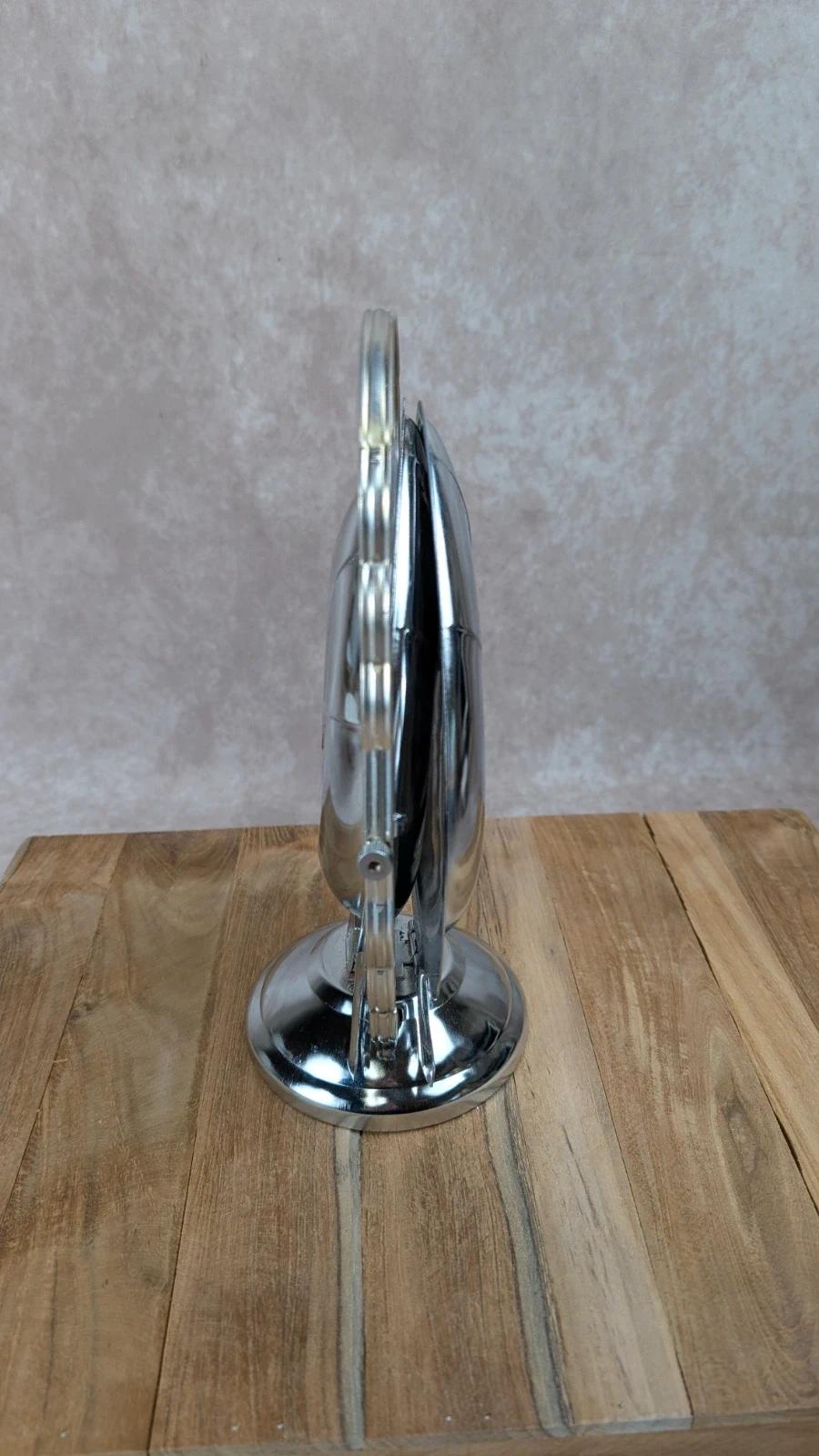 Serviteur pliant en inox + 4 coupelles assorties