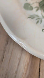 Lot de 2 assiettes Gien – Modèle Capucines – Faïence ancienne