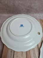 Paire d’assiettes Gien modèle Rouen bleu – décor classique 💙