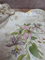 Présentoir double en faïence Fives-lille – Gustave de Bruyn – Art nouveau