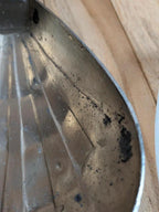 Beurrier saucière vintage Art déco en métal argenté – Coquillage