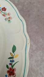 Lot de 5 assiettes creuses Salins décor oiseaux