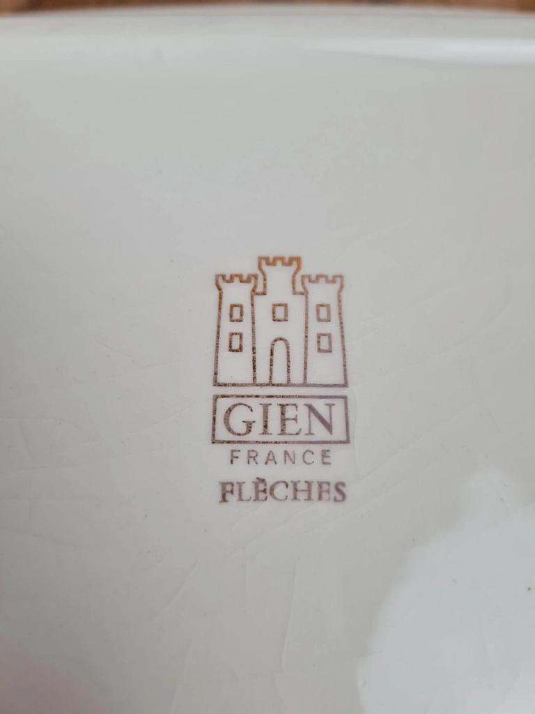Vide-poches / cendrier Gien “flèches” vintage années 70 🧡💜
