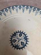 Lot de 3 assiettes à dessert Terre de fer Sarreguemines Digoin modèle Alger